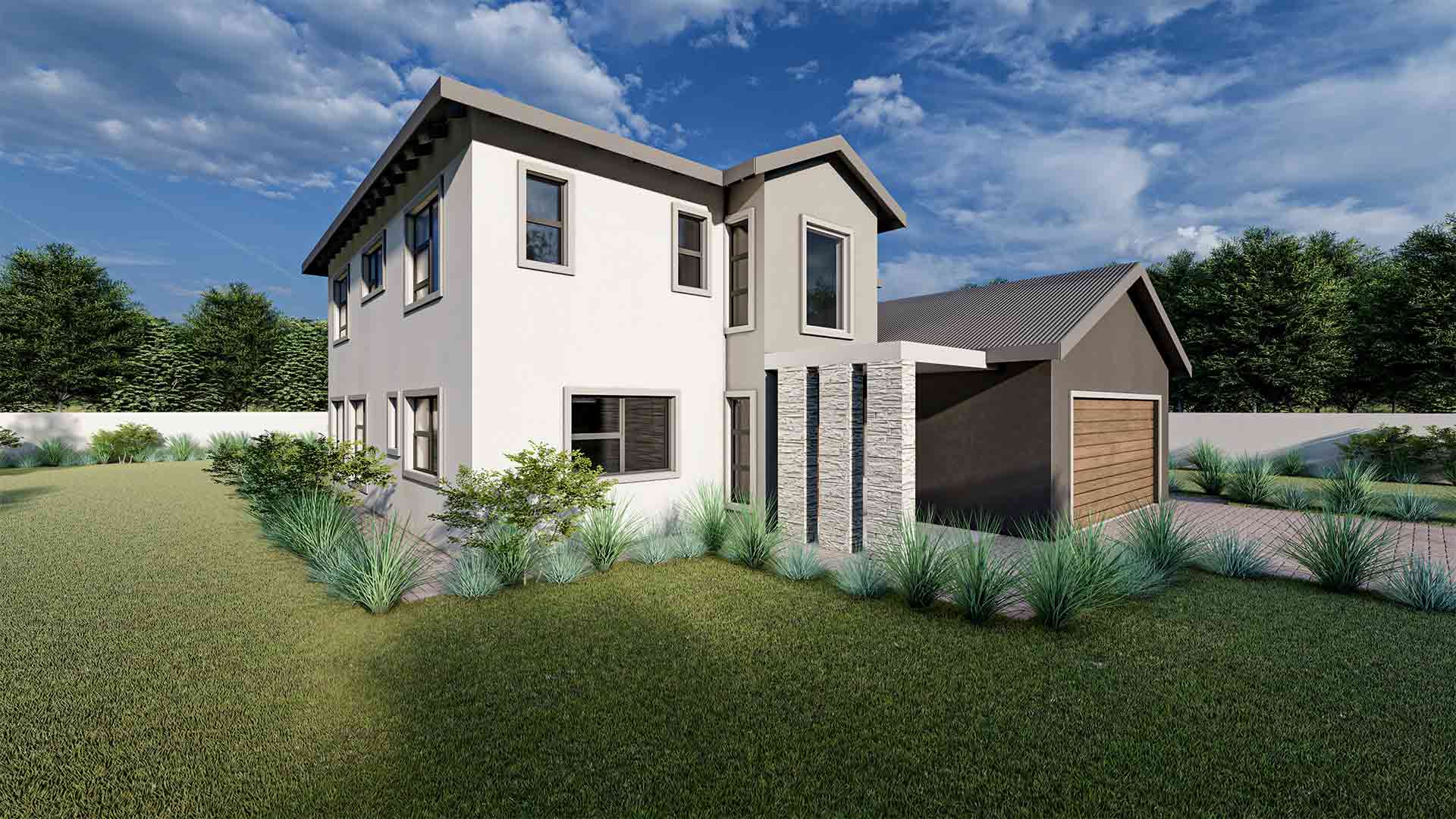 3 Bedroom House – 3B_2B_2G_340 — 3B_2B_2G_340