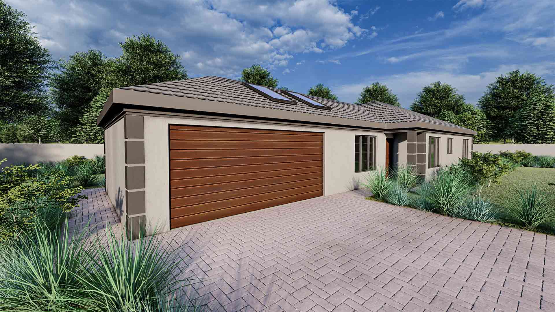 3 Bedroom House – 3B_2B_2G_132A — 3B_2B_2G_132A