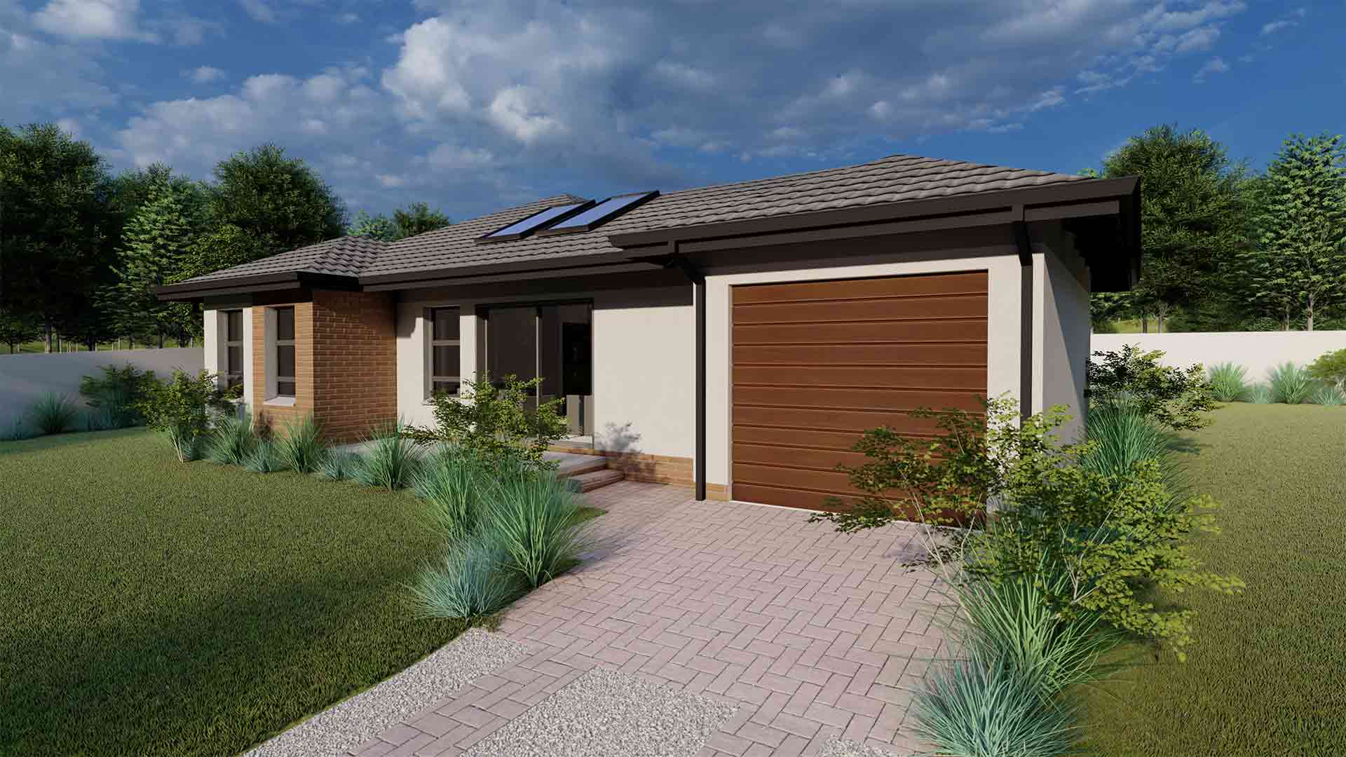 3 Bedroom House – 3B_2B_1G_105T — 3B_2B_1G_105T